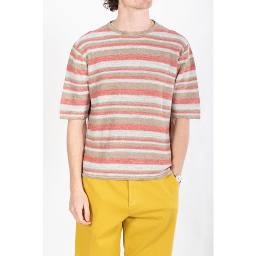 Inis Meain Inis Meáin T-Shirt / S2112 / Red Stripe Inis Meain Inis Meáin T-Shirt / S2112 / Red Stripe