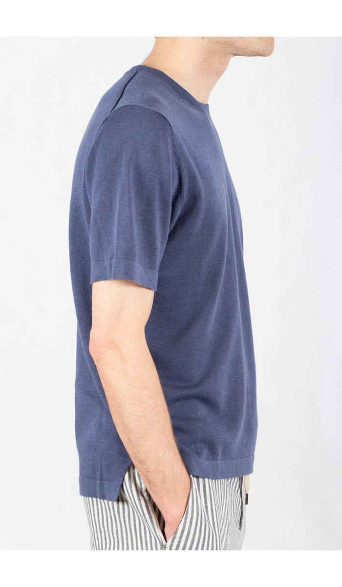 7d 7d T-Shirt / Three / Grijsblauw