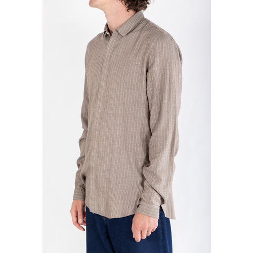 Delikatessen Delikatessen Shirt / Cosy / Brown Stripe Delikatessen Delikatessen Shirt / Cosy / Brown Stripe