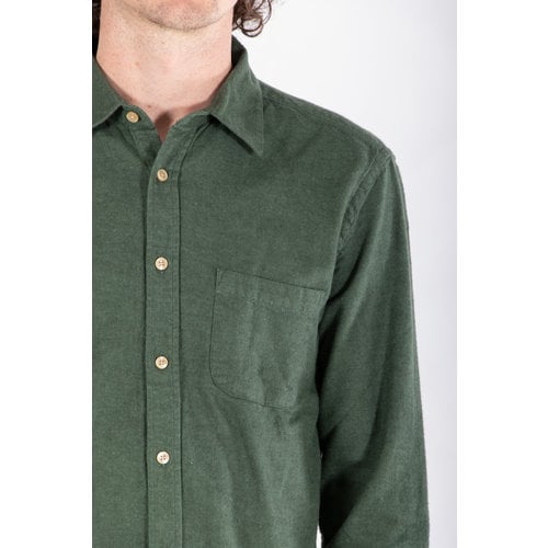 Portuguese Flannel Portuguese Flannel Overhemd / Teca / Mos