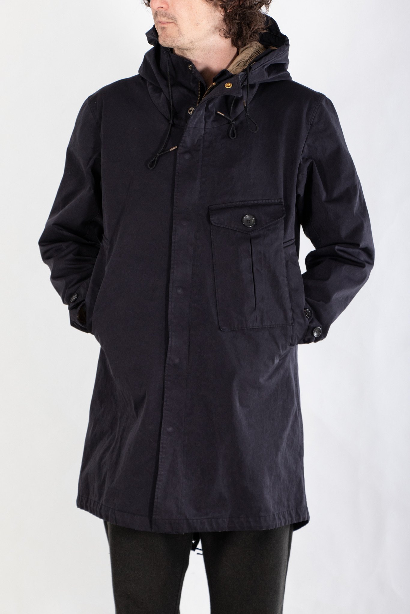 Ten-C Cyclone Parka size 50 Black 新品 - ジャケット・アウター