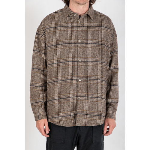 Delikatessen Delikatessen Jack / Oversized Jacket / Bruine Ruit Delikatessen Delikatessen Jack / Oversized Jacket / Bruine Ruit