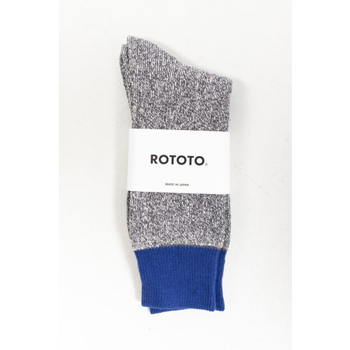 RoToTo RoToTo Sock / Double Face Silk / Blue RoToTo RoToTo Sock / Double Face Silk / Blue