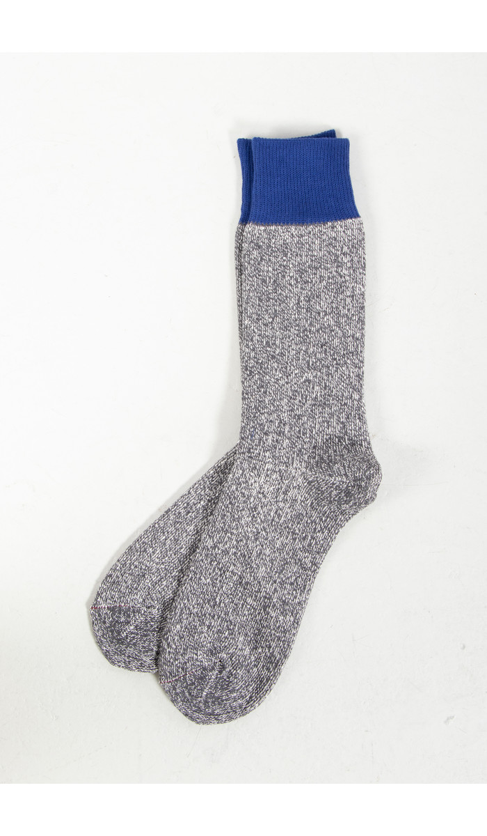 RoToTo RoToTo Sock / Double Face Silk / Blue
