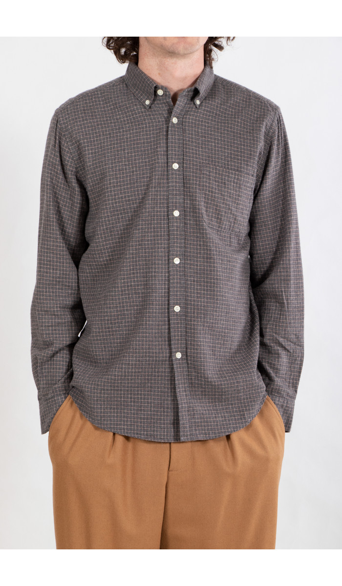 Portuguese Flannel Portuguese Flannel Shirt / Micro Check / Grey
