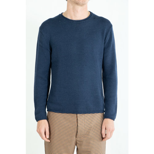 Inis Meain Inis Meaín Sweater / Roll Neck / Blue Inis Meain Inis Meaín Sweater / Roll Neck / Blue