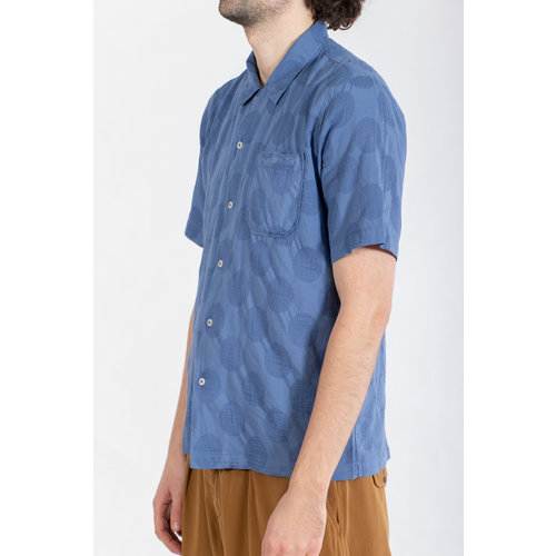 Universal Works Universal Works Overhemd / Road Shirt / Blauw Universal Works Universal Works Overhemd / Road Shirt / Blauw
