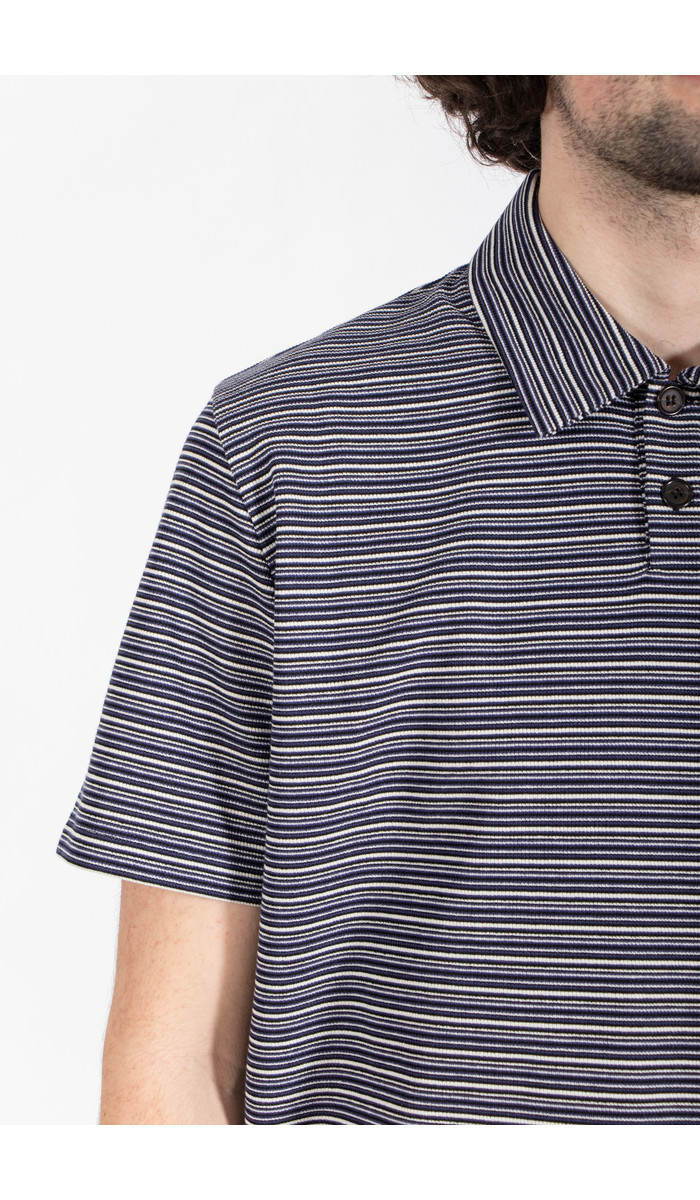 Universal Works Universal Works Polo / Loose Polo / Blue