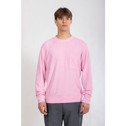 Universal Works Universal Works Trui / Loose Pullover / Roze Universal Works Universal Works Trui / Loose Pullover / Roze