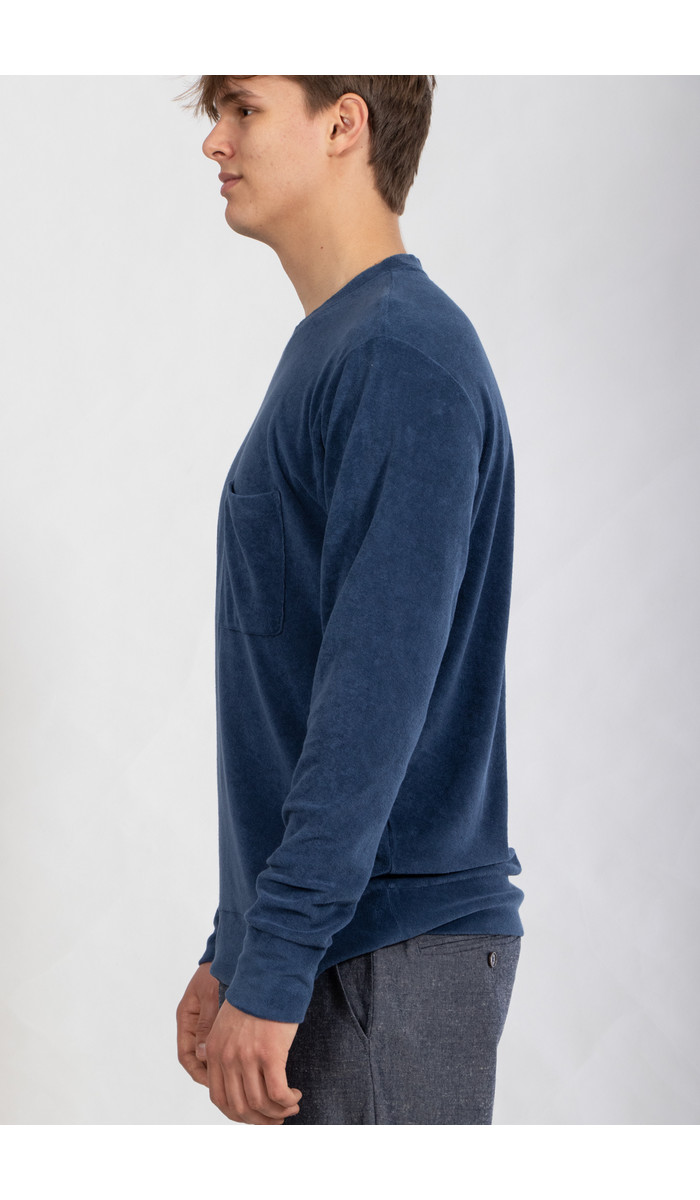 Universal Works Universal Works Trui / Loose Pullover / Gewassen Navy