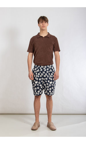 Universal Works Universal Works Shorts / Pleated Track Short / Dark Indigo