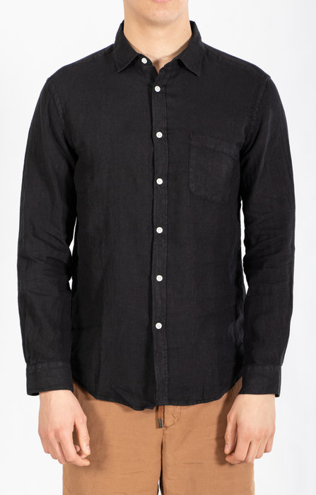 Portuguese Flannel Portuguese Flannel Shirt / Linen / Black