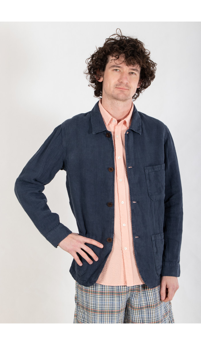 Portuguese Flannel Portuguese Flannel Jacket / Labura Linen / Blue