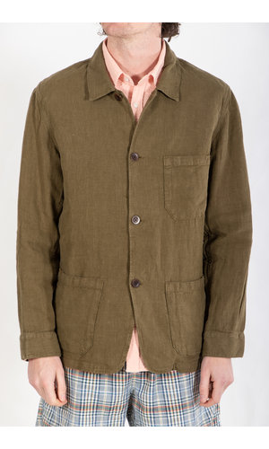 Portuguese Flannel Portuguese Flannel Jacket / Labura Linen / Olive