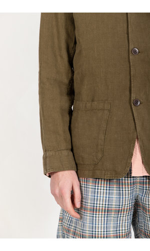 Portuguese Flannel Portuguese Flannel Jacket / Labura Linen / Olive