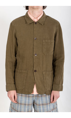 Portuguese Flannel Portuguese Flannel Jacket / Labura Linen / Olive