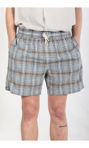 Portuguese Flannel Portuguese Flannel Short / Summer Plaid / Blue