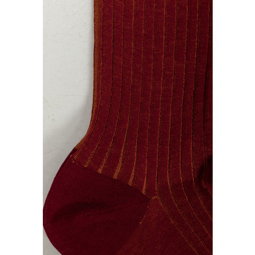 Alto Milano Sock / Inside Out Pointer / Red Orange Alto Milano Sock / Inside Out Pointer / Red Orange