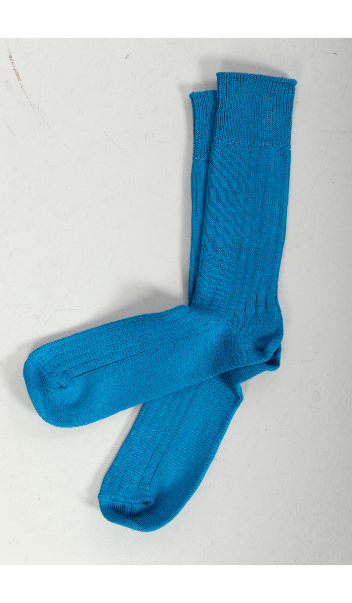 RoToTo RoToTo Sock / Linen & Cotton Ribbed / Heaven