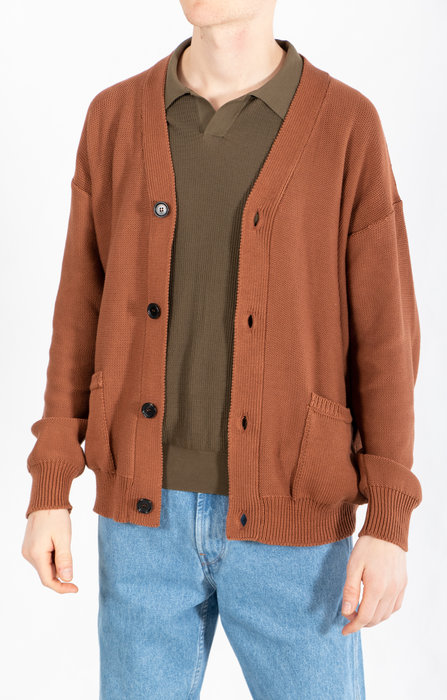 Roberto Collina Roberto Collina Cardigan / RN25210 / Tobacco