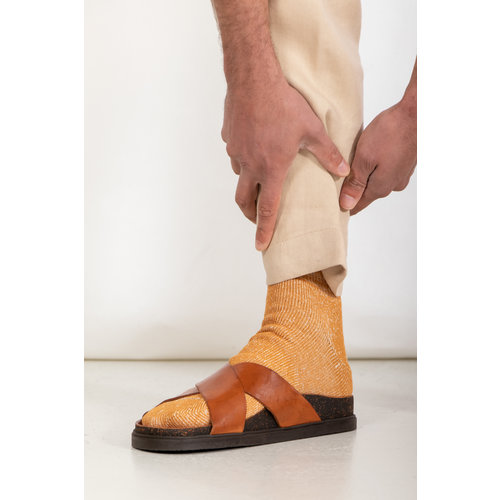 RoToTo RoToTo Sock / Washi Pile / Yellow RoToTo RoToTo Sock / Washi Pile / Yellow
