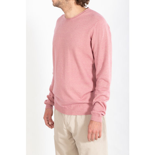 William Lockie William Lockie Sweater / Roll Crew / Pink William Lockie William Lockie Sweater / Roll Crew / Pink