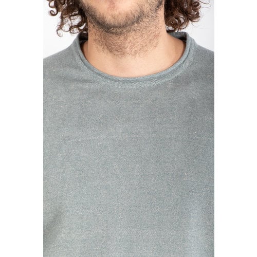 William Lockie William Lockie Sweater / Roll Crew / Cobalt