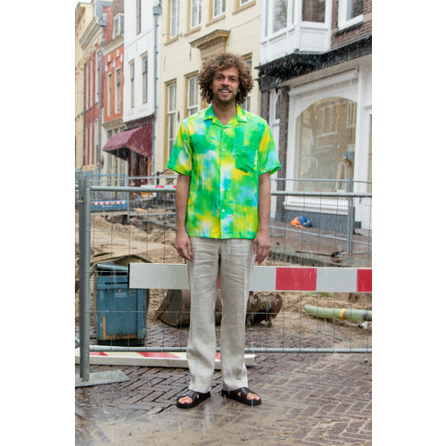 Portuguese Flannel Portuguese Flannel Overhemd / Olio / Smaragdplein Portuguese Flannel Portuguese Flannel Overhemd / Olio / Smaragdplein