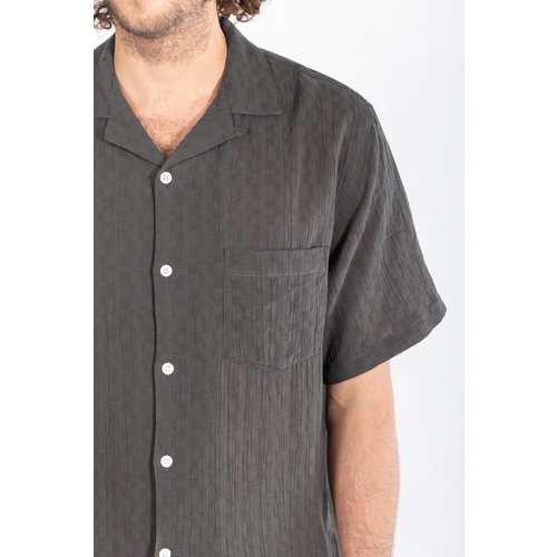 Portuguese Flannel Portuguese Flannel Overhemd / Nori / Antraciet Portuguese Flannel Portuguese Flannel Overhemd / Nori / Antraciet