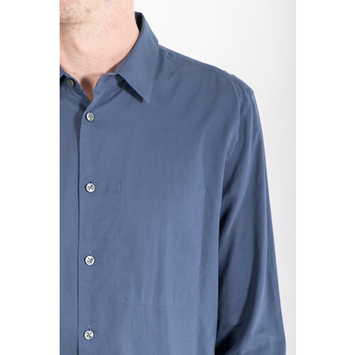 Delikatessen Delikatessen Overhemd / Feel Good / Blauwe Twill Delikatessen Delikatessen Overhemd / Feel Good / Blauwe Twill