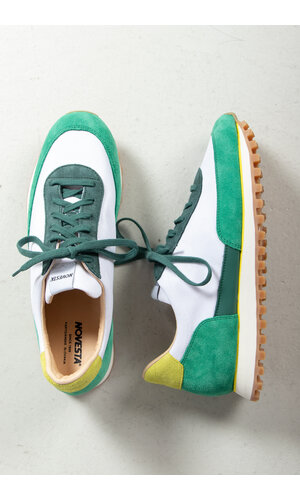 Novesta Novesta Sneaker / Marathon Runner / Wit Groen Geel