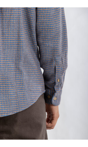 Portuguese Flannel Portuguese Flannel Shirt / Abstract Pied / Blue