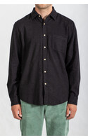 Portuguese Flannel Shirt / Teca / Light Black