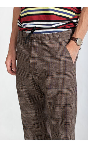 Nine In The Morning Nine in the Morning Trousers / Mirco - Carrot Relax / Brown Check