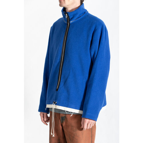 Camiel Fortgens Camiel Fortgens Sweater / Fleece Anorak / Cobalt