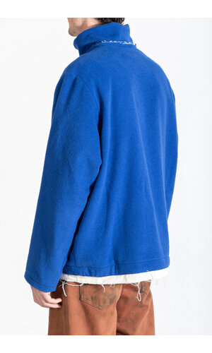 Camiel Fortgens Camiel Fortgens Sweater / Fleece Anorak / Cobalt