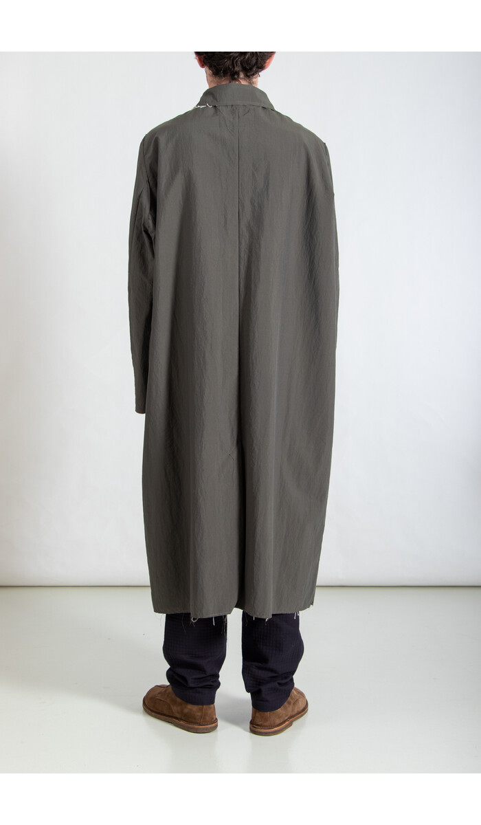 Camiel Fortgens Camiel Fortgens Jacket / Long Gap Coat / Grey