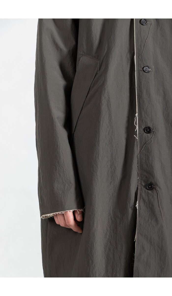 Camiel Fortgens Camiel Fortgens Jas / Long Gap Coat / Grijs