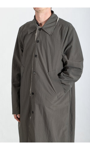 Camiel Fortgens Camiel Fortgens Mantel / Long Gap Coat / Grau