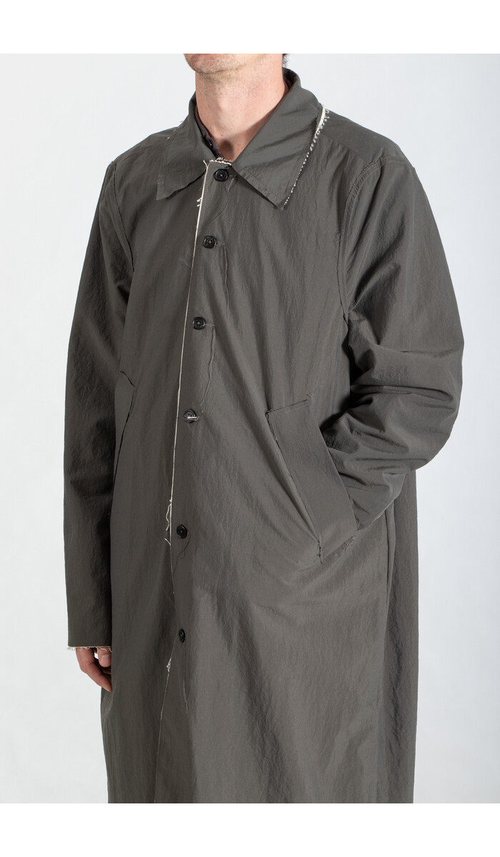 Camiel Fortgens Camiel Fortgens Mantel / Long Gap Coat / Grau