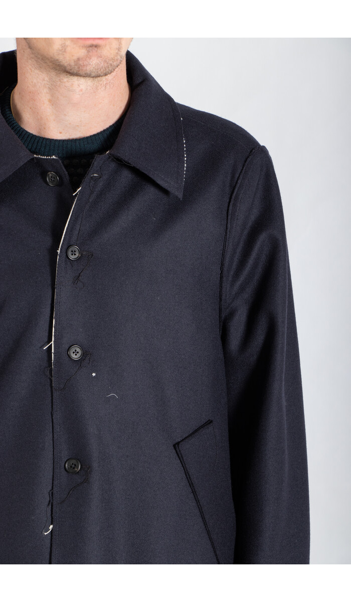 Camiel Fortgens Camiel Fortgens Jas / Long Gap Coat / Navy