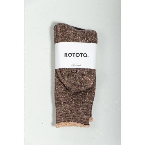 RoToTo RoToTo Sok / Double Face / Bruin-Bruin RoToTo RoToTo Sok / Double Face / Bruin-Bruin