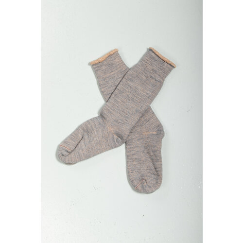 RoToTo RoToTo Sock / Double Face / Grey-Brown RoToTo RoToTo Sock / Double Face / Grey-Brown