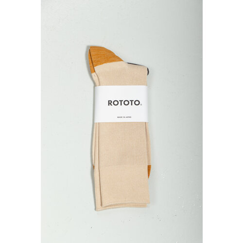 RoToTo RoToTo Sok / Organic Cotton / Ecru-Goud RoToTo RoToTo Sok / Organic Cotton / Ecru-Goud