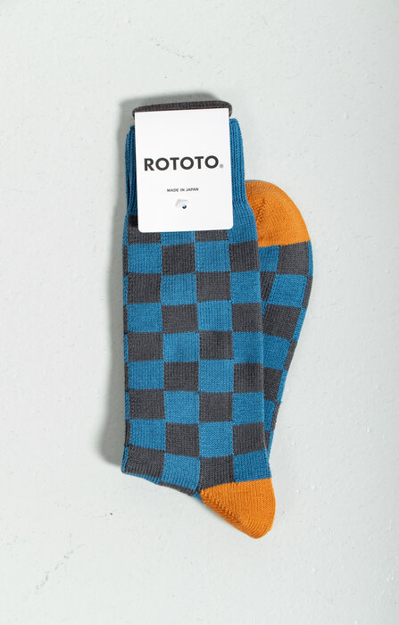 RoToTo RoToTo Sok / Checkerboard / L. Blauw