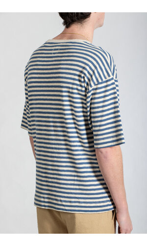 m3a M3a T-Shirt / Jinne / Sea Blue Stripe