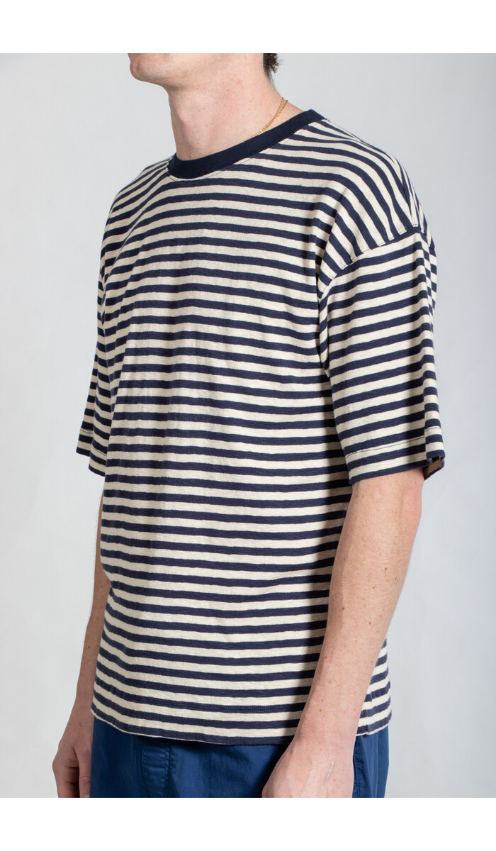 m3a M3a T-Shirt / Jinne / Navy Stripe