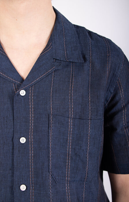 Universal Works Universal Works Hemd / Road Shirt / Navy