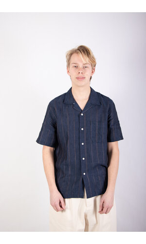 Universal Works Universal Works Overhemd / Road Shirt / Navy