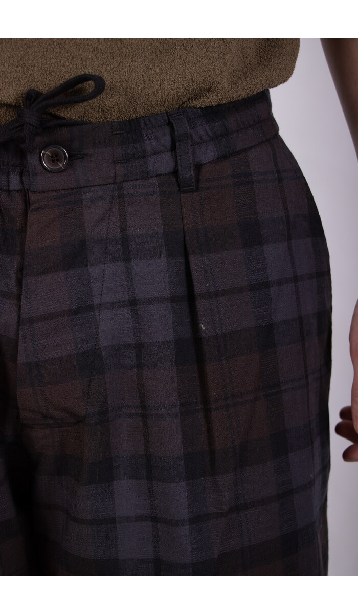 Universal Works Universal Works Trousers / Oak Check / Brown Check